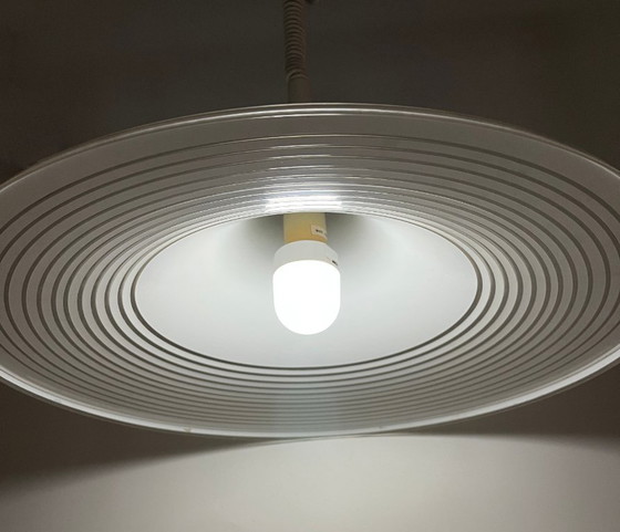 Image 1 of XL hanglamp in space age ontwerp Guzzini Meblo 1960 1970