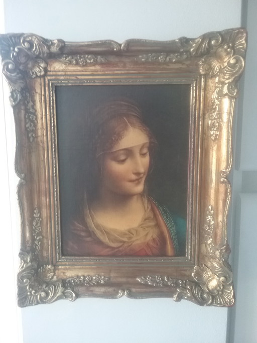 Gemälde der Madonna, gemalt von Bernardino Luigi, Italien