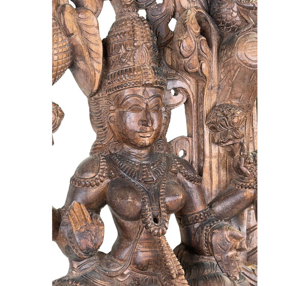 Zuid-Indisch Meenakshi Paneel – Wanddecoratie (photo 3 of 10)