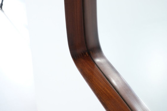 Image 1 of Vintage rechthoekige houten spiegel, Italië, jaren 60.