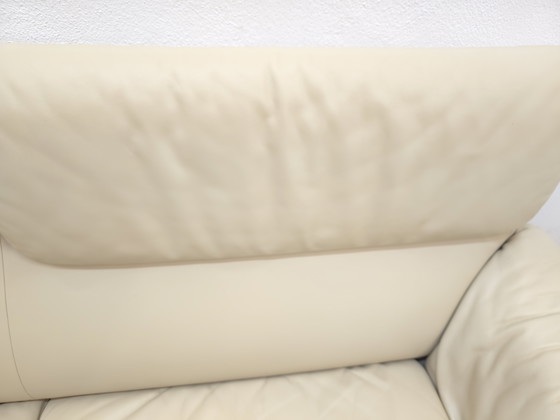 Image 1 of Canapé design en cuir De Sede ds 2011, canapé deux places beige