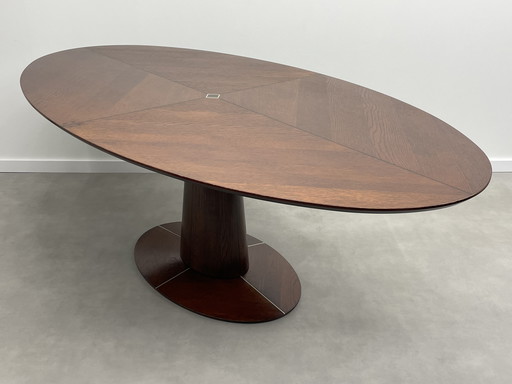 Vintage oval dining table