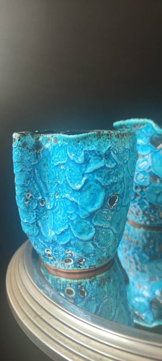 Image 1 of Ensemble céramique Cyclope Emaux des Glaciers