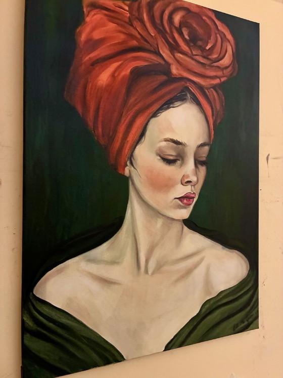 Woman's Flower – Paintings & Drawings, Canvas (photo 6 of 13)
