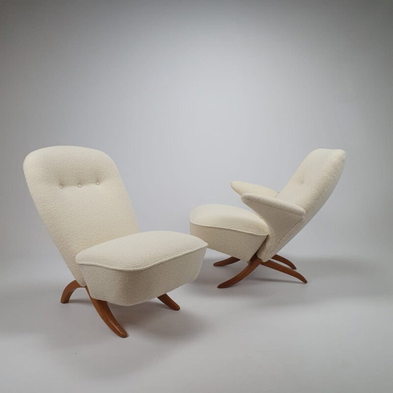 Image 1 of Moderne vintage pinguïnstoel van Theo Ruth voor Artifort, 1950