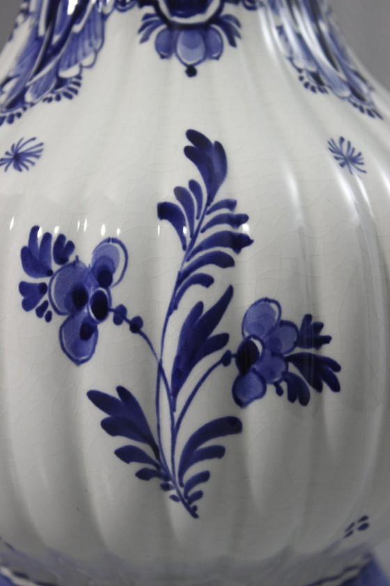 Image 1 of Große Vase/Lampenfuß von Royal Delft, Code CG 1962, Holland
