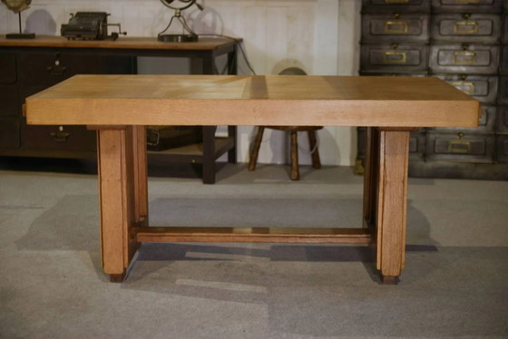 Art Deco oak table by Léon and Maurice Jallot 1940s – Dining tables, Wood (photo 7 of 15)
