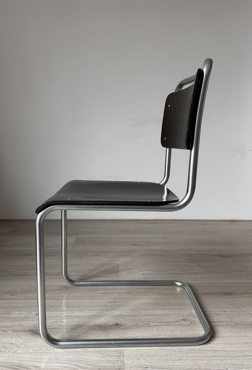 4x Gispen 101 design dining chairs