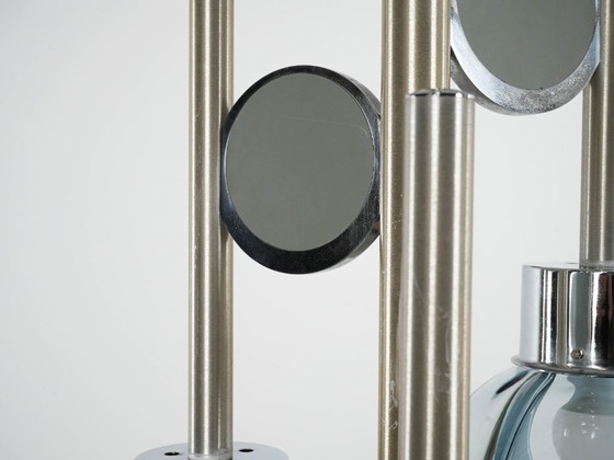 Image 1 of Kroonluchter uit het ruimtetijdperk, Muranoglas, jaren 70, gemaakt in Italië