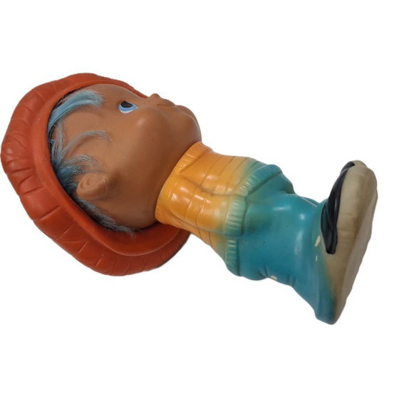 Image 1 of Giocattolo di gomma d'epoca (bambola) di un ragazzo, Pepino