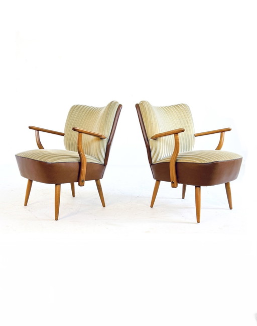 Set Of 2 Vintage Cocktail Chairs 1960s