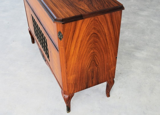 Image 1 of vintage empty audio furniture | cabinet | 1950s | Swedish l