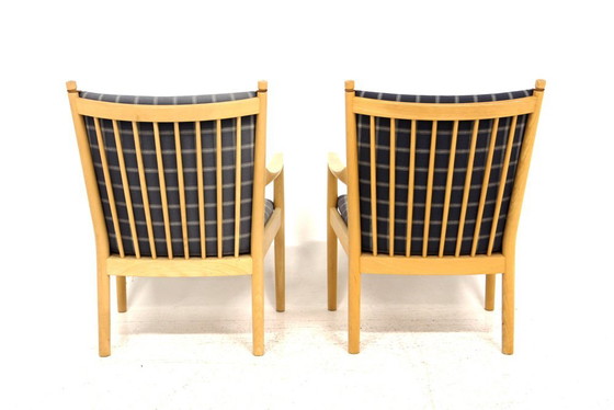 Sessel Modell 1788 von Børge Mogensen für Fritz Hansen, 1970er, 2er Set (Foto 4 von 7)