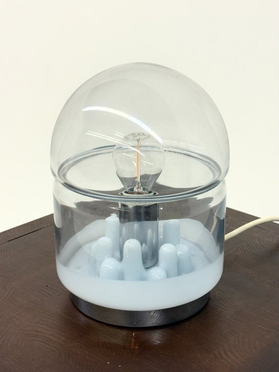 Image 1 of Italienische Tischlampe aus Muranoglas im Weltraumzeitalter