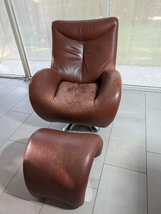 Image 1 of Leolux Bellelaine + pouf