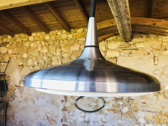 Image 1 of Vintage Space-Age Rise and Fall Pendant Lamp, 1970s