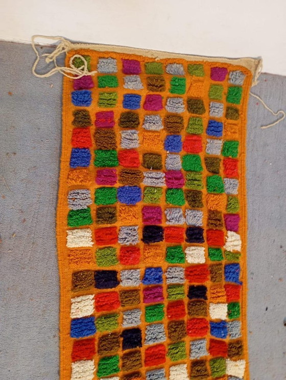 Image 1 of Tapis berbères multicolores en laine 300cmx100cm