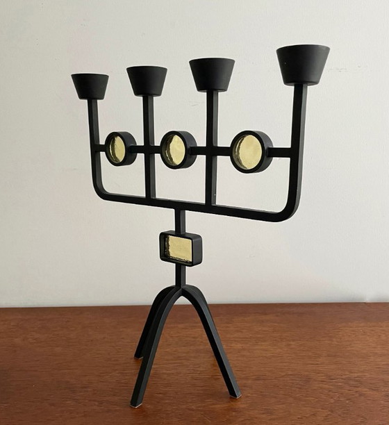 Image 1 of Candelero de diseño sueco, Erik Höglund & Gunnar Ander, años 60