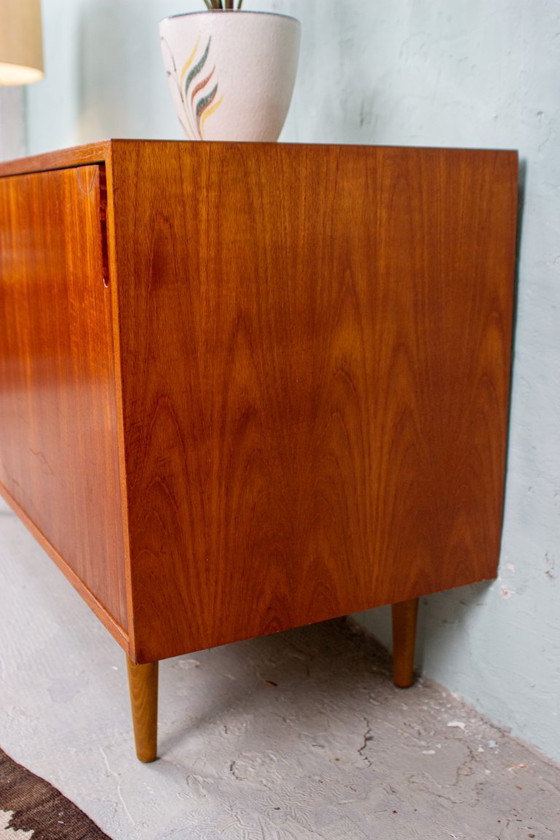 Image 1 of Vintage teak sideboard chest of drawers Danish Mid Century