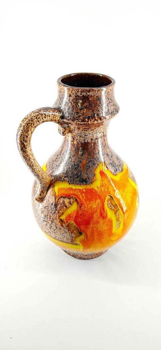 Image 1 of Large vintage West German "Fat Lava" vase (1970s)