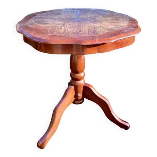 Vintage Beistelltisch aus Massivholz