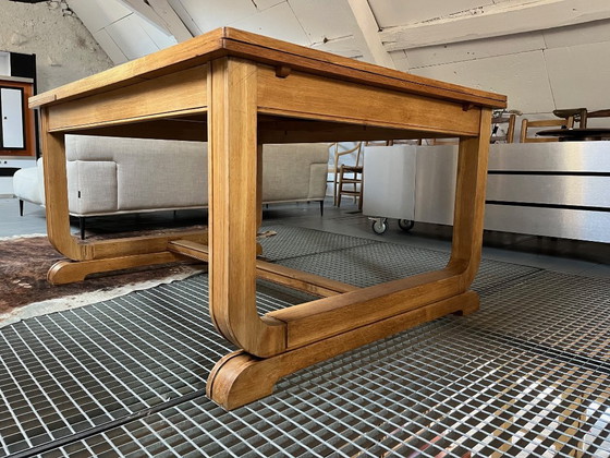 Image 1 of 1940s oak table