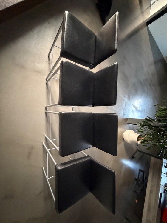 Walter Knoll - Jason Barstool – Barkrukken, Leather, Metal (photo 4 of 8)