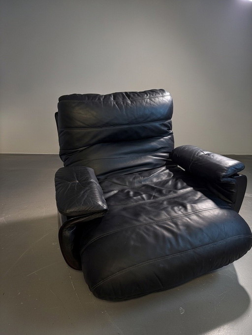Armchair, ligne roset Marsala black leather