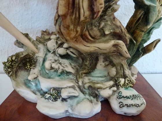 Giuseppe Armani "Ever Watchful" – Limited Edition (142/3000) – Florence 1997. – Beeldhouwkunst, Porcelain (photo 5 of 20)