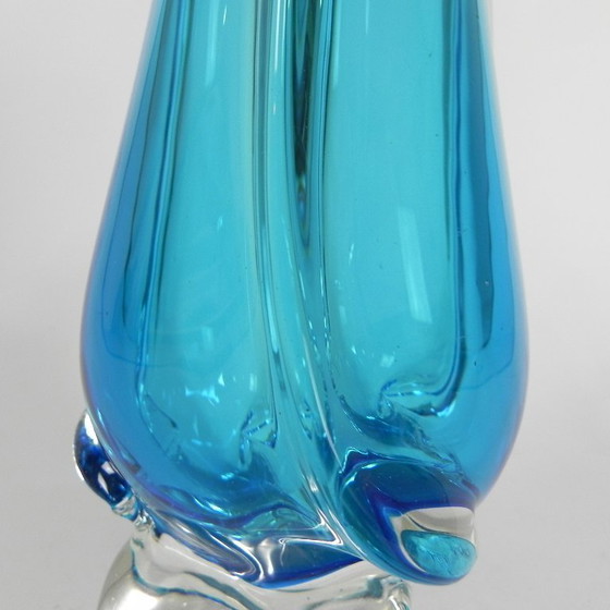 Image 1 of Vintage glass vase Val St. Lambert, 1950s