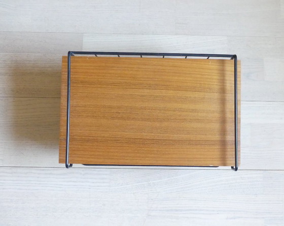 Image 1 of Console murale avec tiroir, étagère pour téléphone, meuble d'entrée, bois, Ilse Möbel UK2aeb