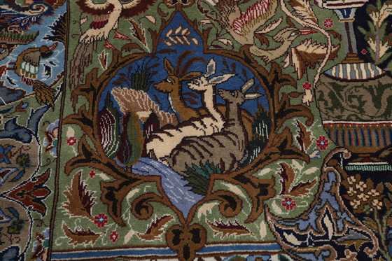 Image 1 of Tapis persan original noué à la main Kashmar Fein Paradise Design 393 x 312 cm Top condition