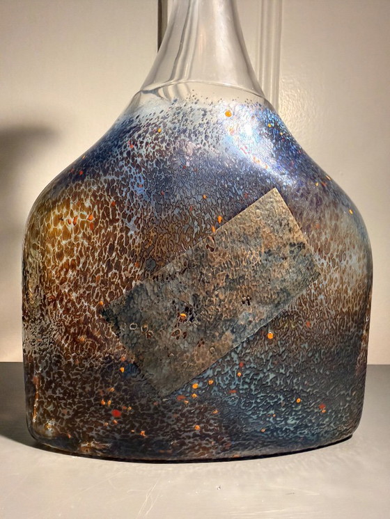 Image 1 of Jarrón "Satélite" Kosta Boda firmado por Bertil Vallien - Bronce oscuro grande (Modelo 89253)