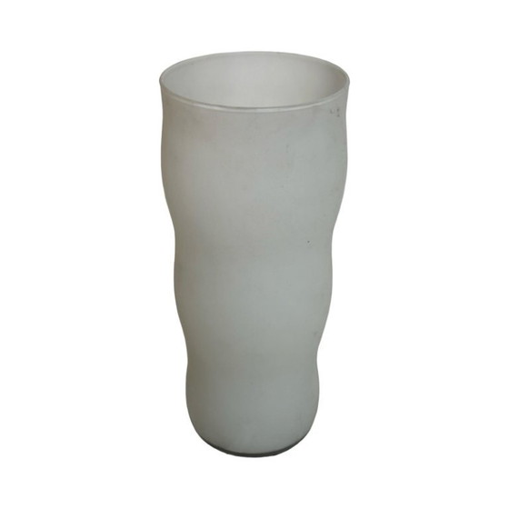 Image 1 of Vintage - Kelkvormige - Tafellamp - Mat glas (-verkrijgbaar als set van 2)