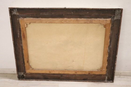 Image 1 of Dipinto ad olio su tela, Paesaggio invernale, firmato Karpoff