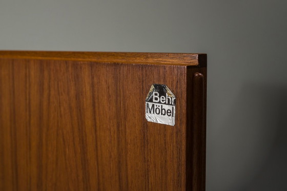 Image 1 of Vintage teakhouten dressoir model B40 van Dieter Waeckerlin voor Behr, jaren 60.