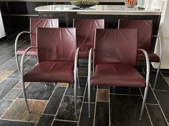 Image 1 of 5 x Tonon Italia eetkamerstoelen