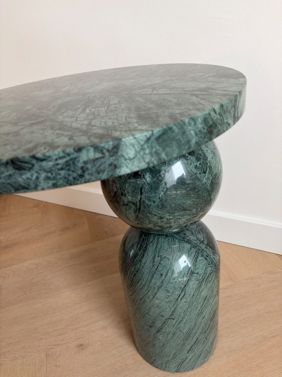 Tavolino in marmo verde, Tavolini, Modern (foto 4 di 5)