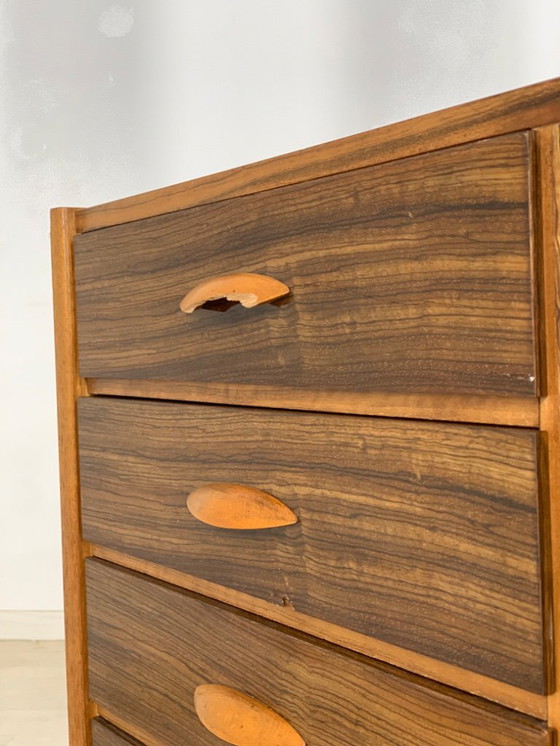 Image 1 of Mid - Century chest of drawers Laundry cabinet Vintage