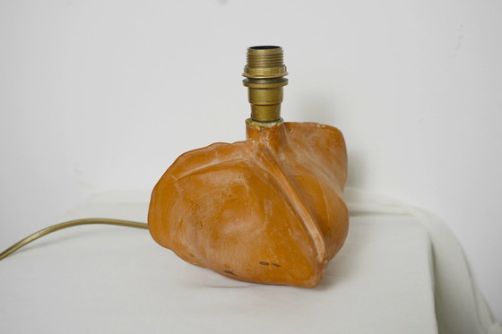 Image 1 of Lámpara de cerámica Tim Orr con base de terracota biomórfica, lámpara de mesa orgánica escultural