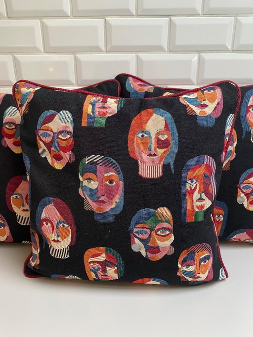 Ensemble de 3 coussins (coussin de garnissage inclus)