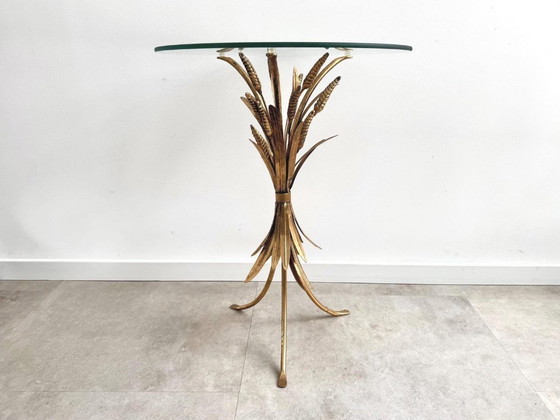Image 1 of Vintage wheat sheaf side table