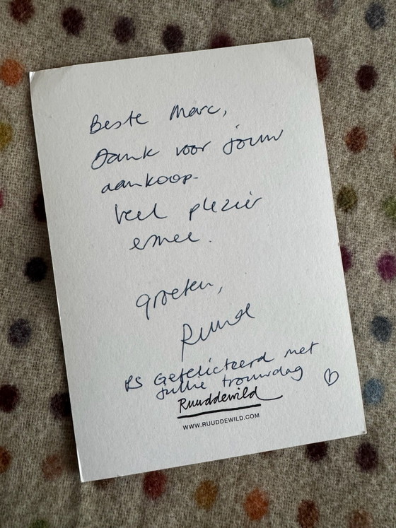 Original work by Ruud de Wild - signed, Paintings & Drawings, Canvas, Yellow (photo 5 of 6)