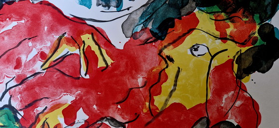 Image 1 of Litho Jan Sierhuis - La femme à cheval