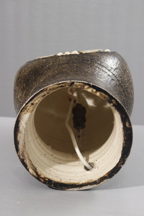 Image 1 of Georges Pelletier - Rara base per lampada a doppia luce di grandi dimensioni, Francia, anni '70