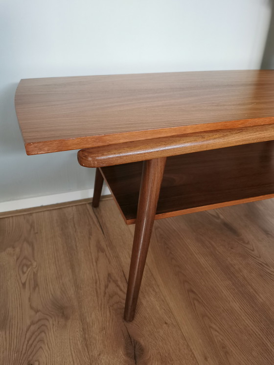Image 1 of Vintage mid-century coffee table with reversible top