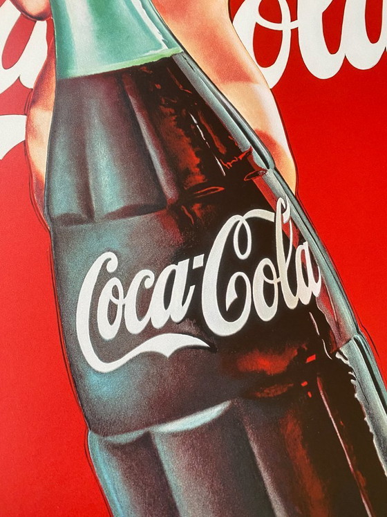 Image 1 of Affiche emblématique Pop Art de Mel Ramos - Lola Cola - format A0 (84.1 x 118.9 cm)