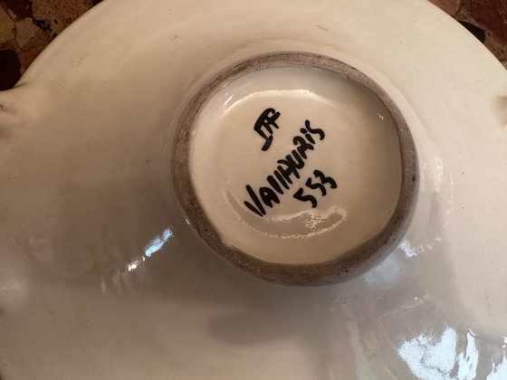 Image 1 of Vallauris ceramic centerpiece / fruit basket / empty pocket - 1960s