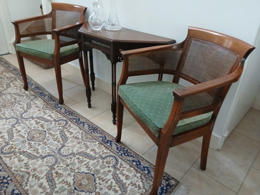 2 fauteuils Schuitema Jugendstil