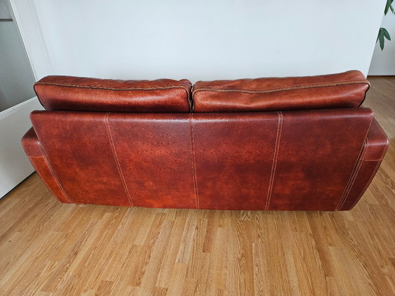 Divano 2 posti design Baxter, Divani 2 posti, Pelle, Marrone, Vintage (foto 5 di 7)